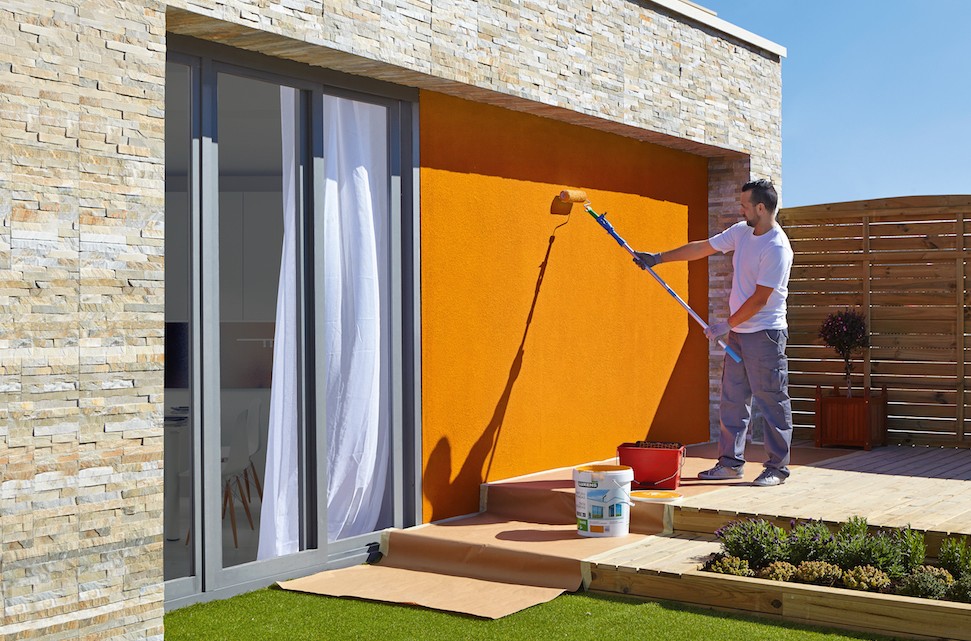 cómo pintar paredes exteriores