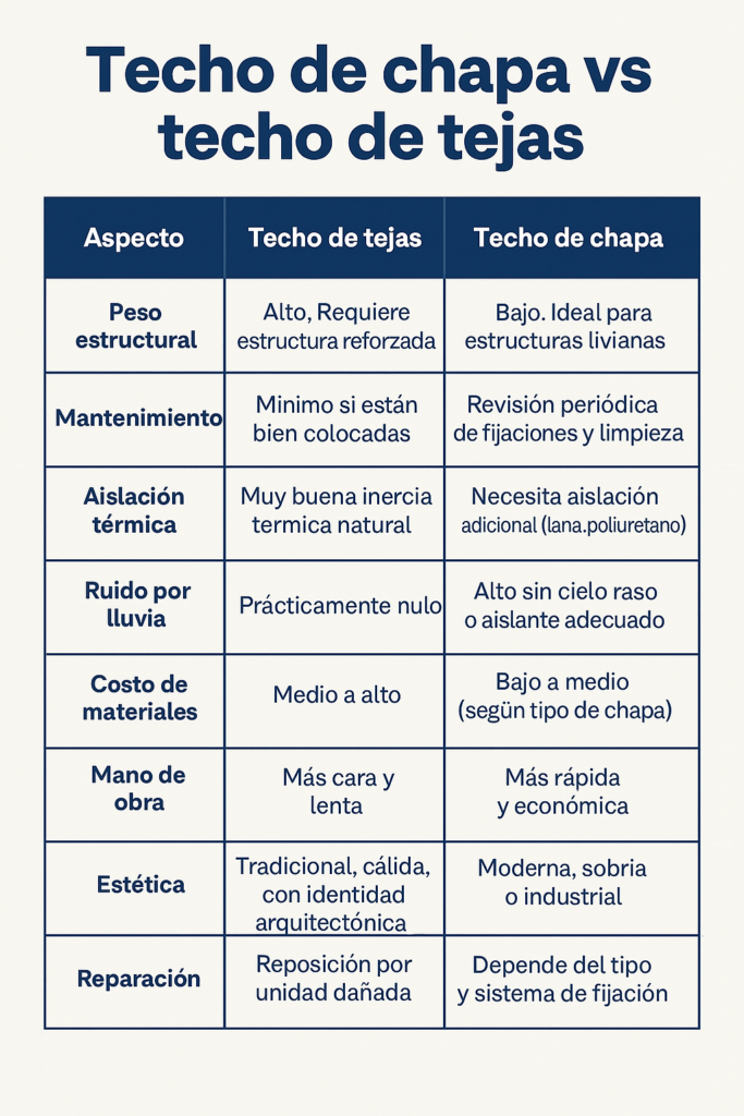 comparativa techos